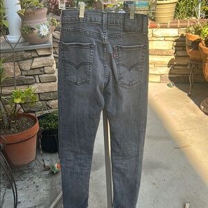 Levi's Men's Dark Gray Skinny Jeans